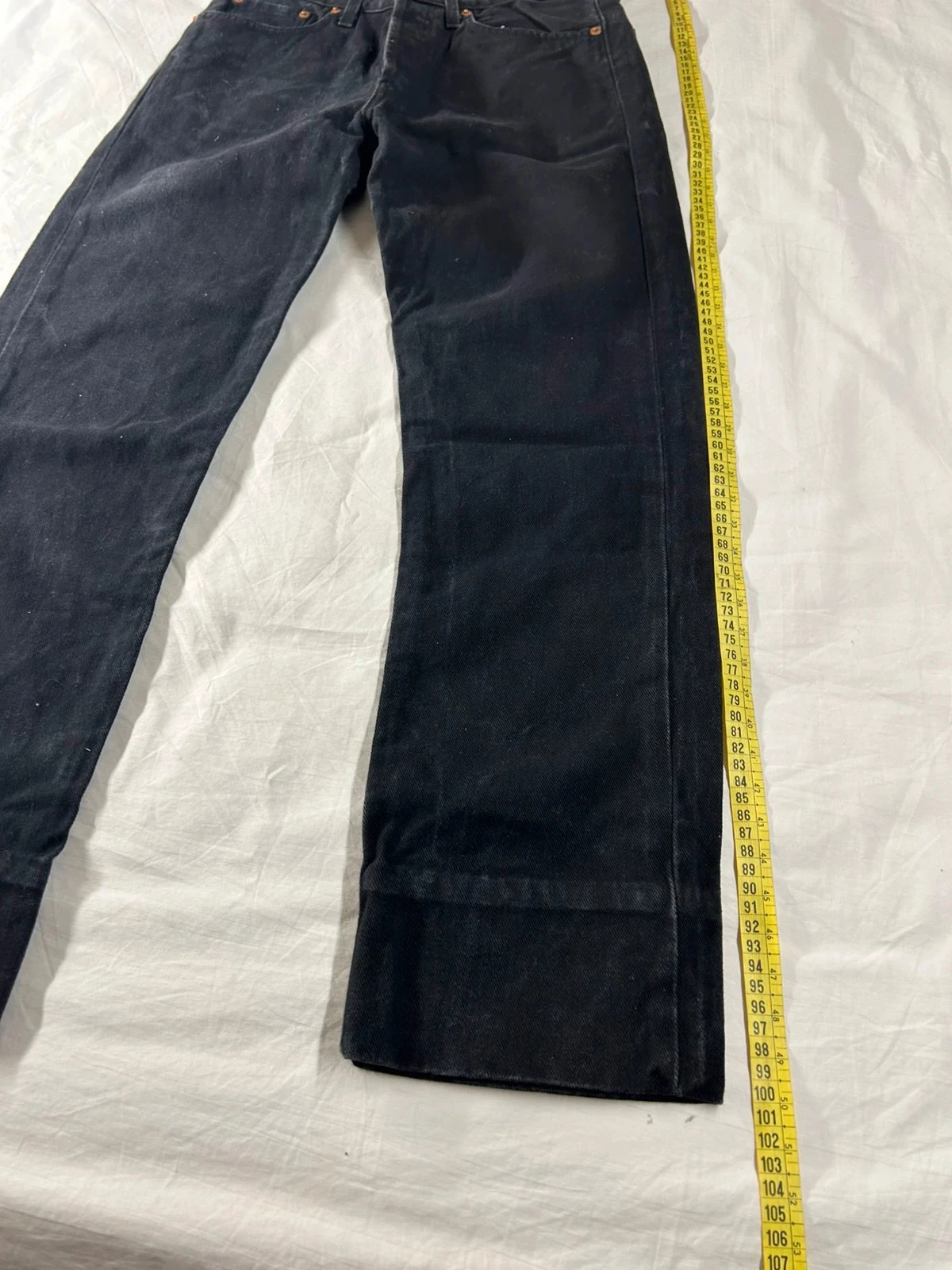 Jean Levi's lot 501 w30 l34 corte reto preto – photo 4